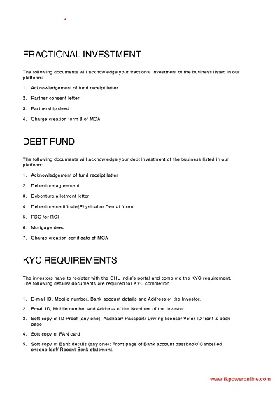 FK Power Equity Investment